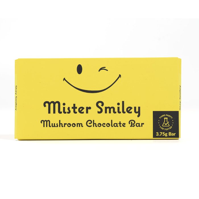 Mister Smiley Mushroom Chocolate Bar